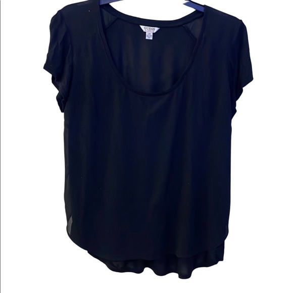 Guess Tops - GUESS Women’s Black Blouse Size Large